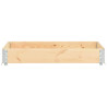 Collar de caja de pallet madera maciza de pino 50x150 cm 3