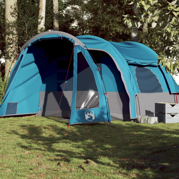 Tenda familiar 6 pessoas impermeável azul D