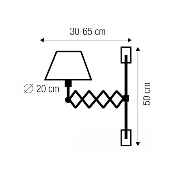 Aplique de pared Medal M 4