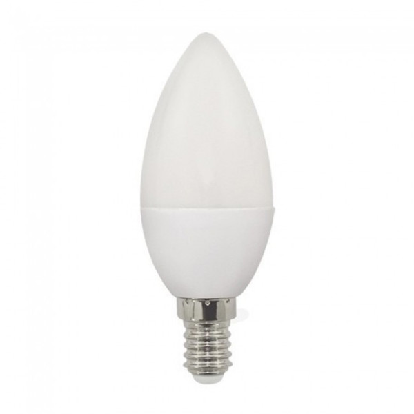 Lâmpada LED Candela E14 luz neutra (6W) D