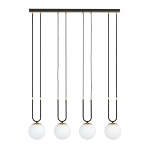 Lámpara de techo Megan Opal (4 luces) H