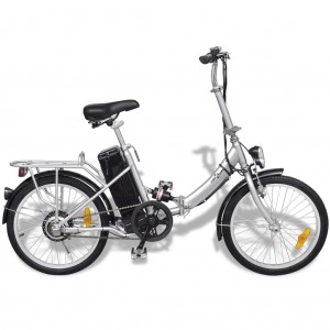 Bicicleta eléctrica plegable con batería litio aleación de aluminio D