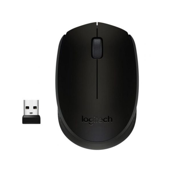 Ratón inalámbrico logitech b170/ hasta 1000 dpi D