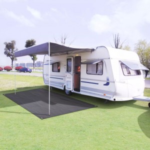 Tapete de tenda 250x200 cm cinza-antracita D