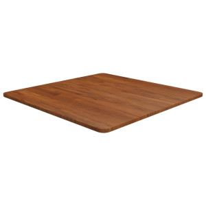 Tablero de mesa cuadrada madera roble marrón oscuro 70x70x1.5cm D