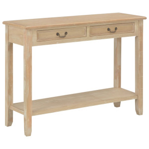 Mesa consola de madera 110x35x80 cm D