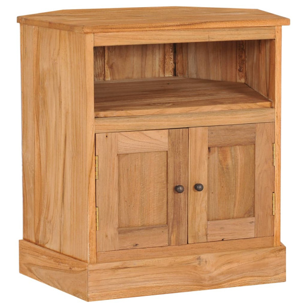 Aparador de madera maciza de teca 60x45x60 cm D