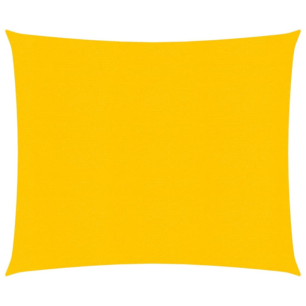 Toldo de vela amarelo HDPE 160 g/m² 3x3 m D