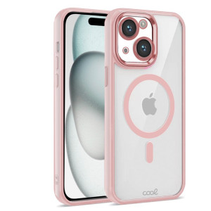 Carcasa COOL para iPhone 15 Magnética Borde Rosa D