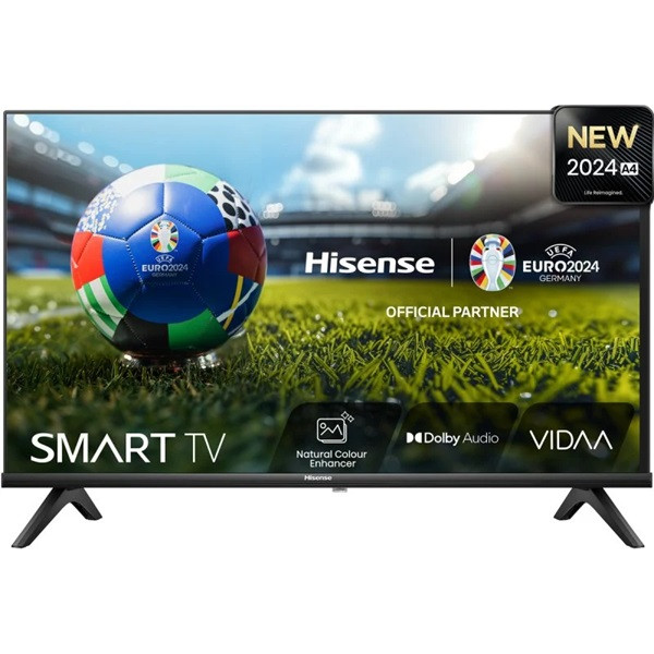 Smart TV HISENSE 32" QLED 4K UHD 32A4N preto D