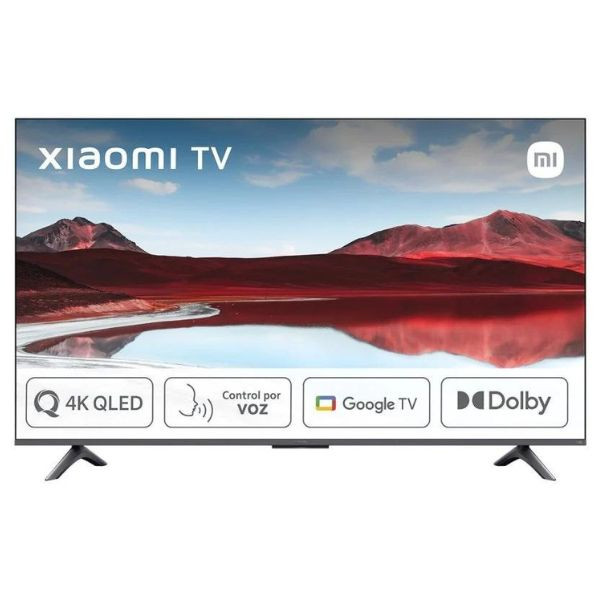 TV inteligente XIAOMI Um PRO 65" QLED 4K UHD ELA5485EU preto D