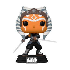 Funko pop estrela guerras o mandalorian ahsoka com sables 54527 D