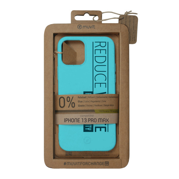 Funda muvit bambootek para maçã iphone 13 pro max azul D