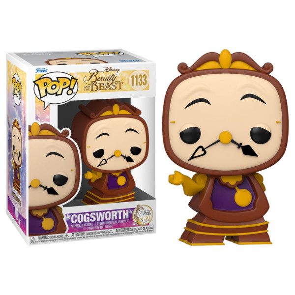 Funko pop disney la bella y la bestia cogsworth 57582 D