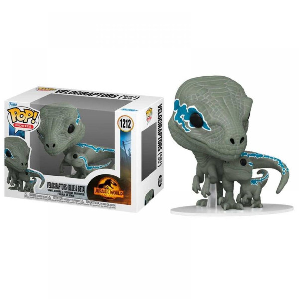 Funko pop cine jurassic park jurassic velociraptor blue & beta 62223 D