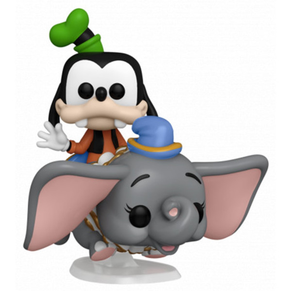 Funko pop ride supdlx disney world 50th aniversario goofy volando con dumbo 50571 D