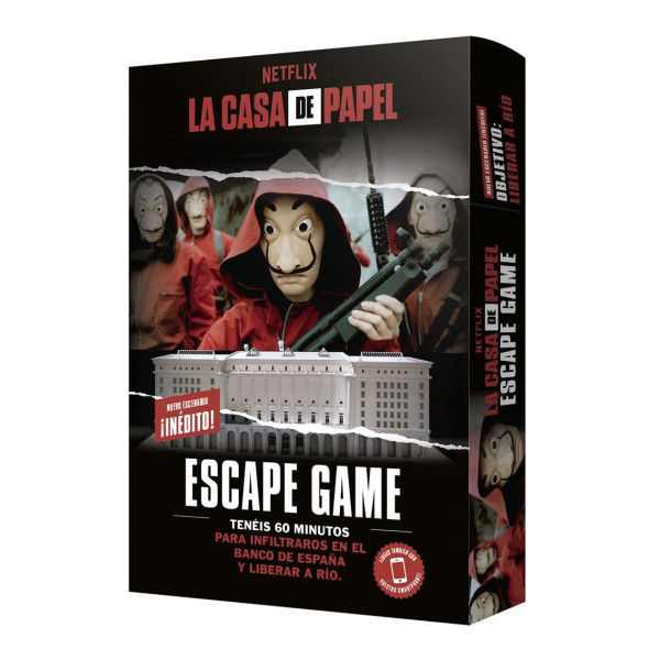 Jogo de mesa LA CASA DE PAPEL: JOGO DE ESCAPE 2 D