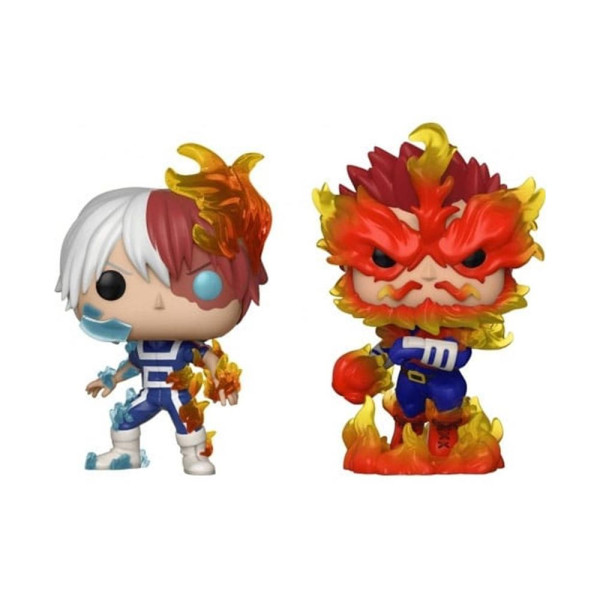 Pack 2 funkos funko pop my hero academia endeavor & todoroki 64993 D