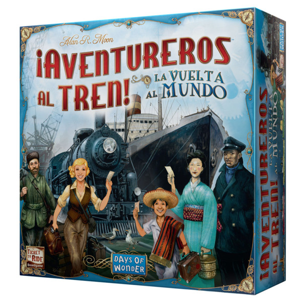 Juego de mesa ¡AVENTUREROS AL TREN! LA VUELTA AL MUNDO D