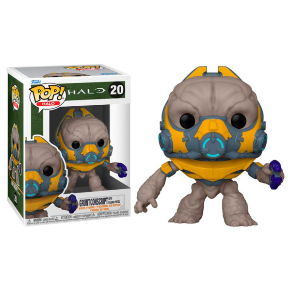 Funko pop videojuegos halo infinite grunt con pistola de plasma 59335 D