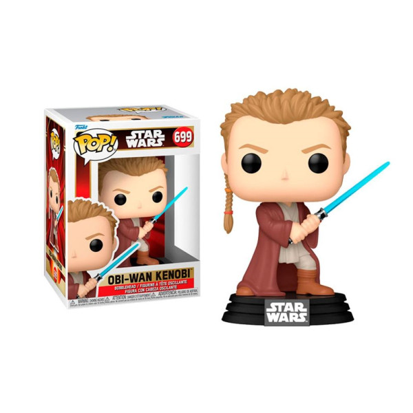 Funko pop star wars the phantom menace obi wan joven 76018 D