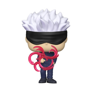 Funko pop jujutsu kaisen gojo resplandor rojo 62337 D