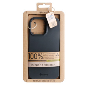 Funda muvit recycletek para apple iphone 14 pro max negra D