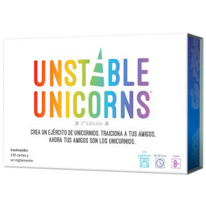 Juego de mesa unstable unicorns pegi 8 D
