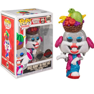 Funko pop looney tunes bugs bunny con sombrero de frutas glitter efecto diamante exclusivo edicion especial 51731 D