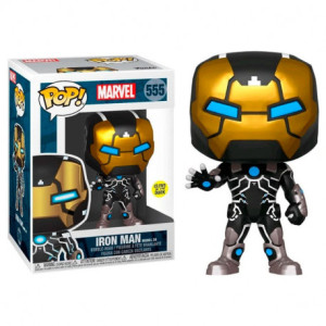 Funko pop marvel 80th iron man modelo 39 brillo en la oscuridad 43965 D