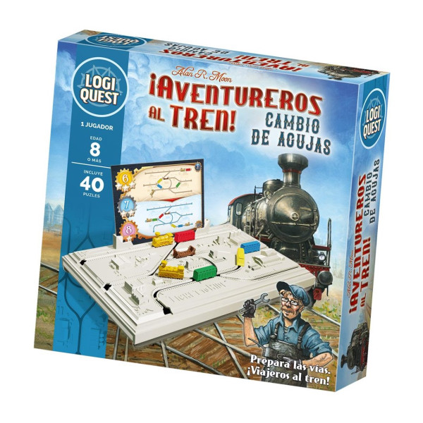 Juego de mesa logiquest ¡aventureros al tren! edad recomendada 8 años D