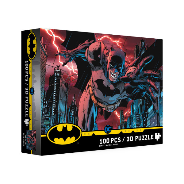 Puzle 100 efecto 3d batman ciudad universo dc D