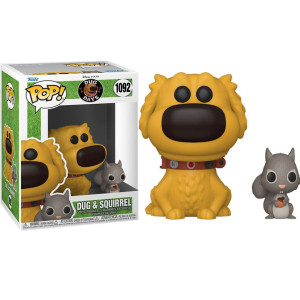 Funko pop disney up dug days dug & ardilla 57384 D