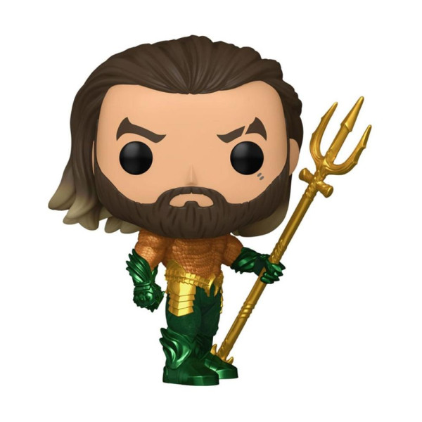 Funko pop dc comics aquaman and the lost kingdom aquaman traje de heroe 67565 D