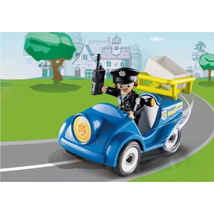 Pato Playmobil de plantão mini carro de polícia D