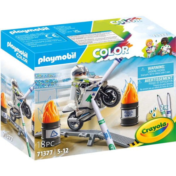 Motocicleta de cor Playmobil D