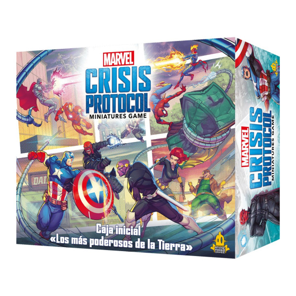 Juego de mesa marvel crisis protocol caja inicial los mas poderosos de la tierra edad recomendada 14 años D