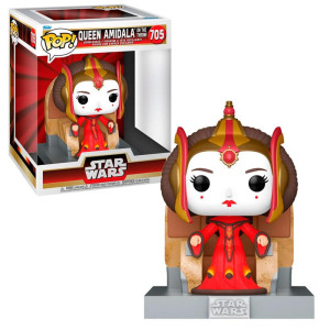 Funko pop deluxe star wars the phantom menace amidala en el trono 76012 D