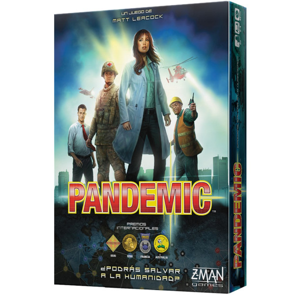 Juego de mesa asmodee pandemic pegi 8 D