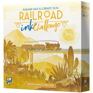 Juego de mesa railroad ink: edicion amarilla pegi 8 D