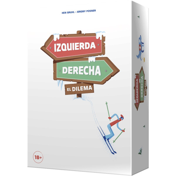 Juego de mesa izquierda derecha el dilema pegi 18 D