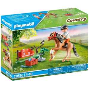 Playmobil coleccionable pony connemara D