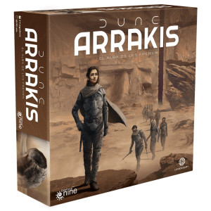 Jogo de mesa dune arrakis: o amanhecer do francês pegi 14 D