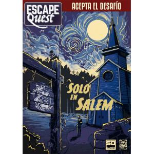 Jogo de tabuleiro Escape Quest 3: apenas no formato de livro de Salem Pegi 12 D