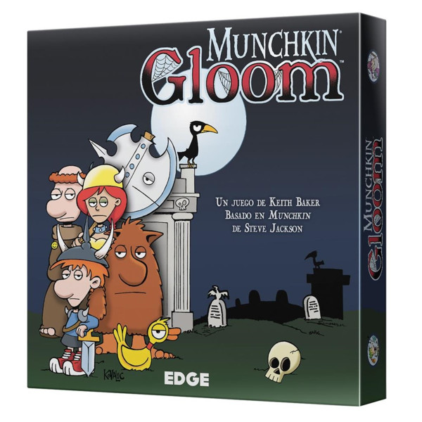 Conjunto de mesa munchkin gloom pegi 14 D