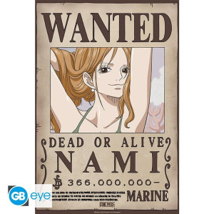 Pôster gb eye chibi one piece queria nami wano D