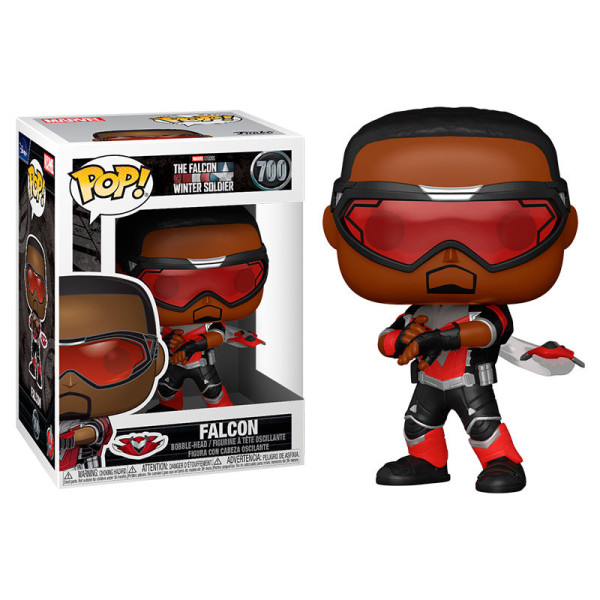 Funko pop maravilha o halcon e o soldado de inverno falcon D