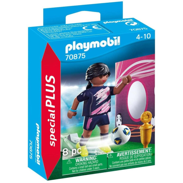 Playmobil special plus futbolista con muro de gol D