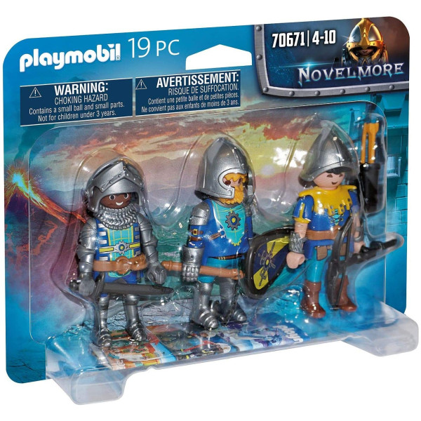 Playmobil conjunto de 3 novos cavaleiros D