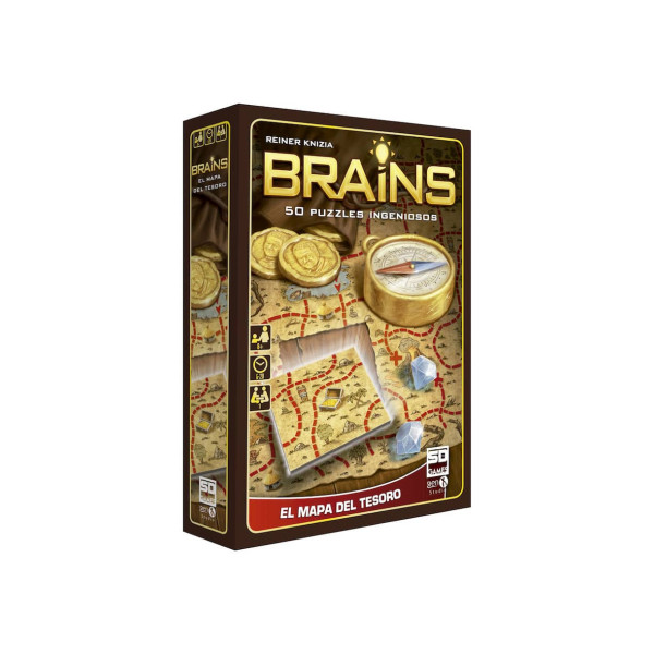 Juego de mesa brains mapa del tesoro pegi 8 D